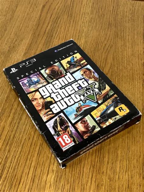 Gta Grand Theft Auto V Special Edition Playstation Ps3 Steelbook Blue
