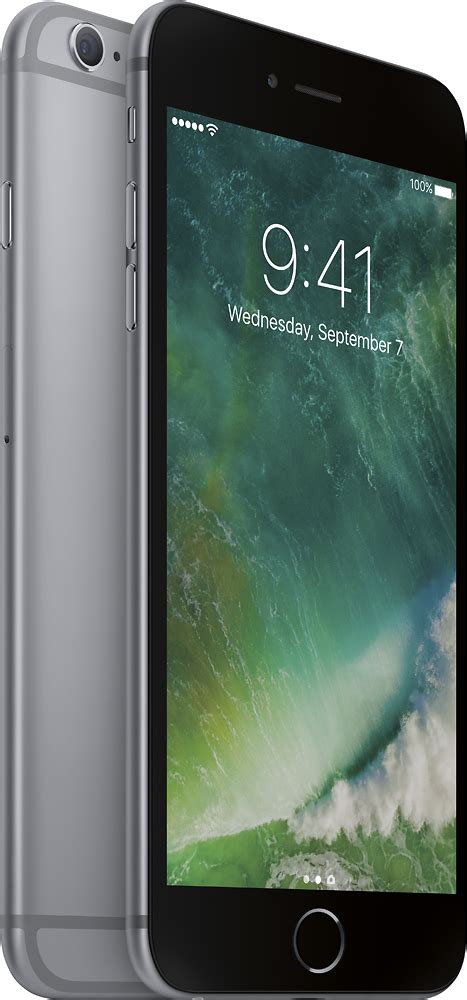Best Buy Apple Iphone 6s Plus 128gb Space Gray Sprint Mkw02lla