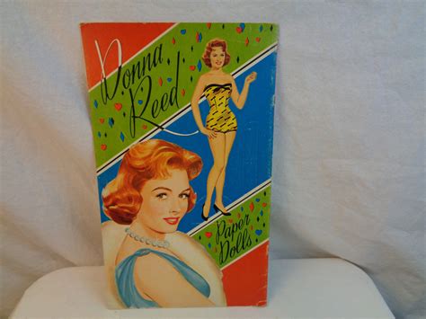 1961 Original Donna Reed Uncut Paper Dolls Saalfield Antique Price Guide Details Page