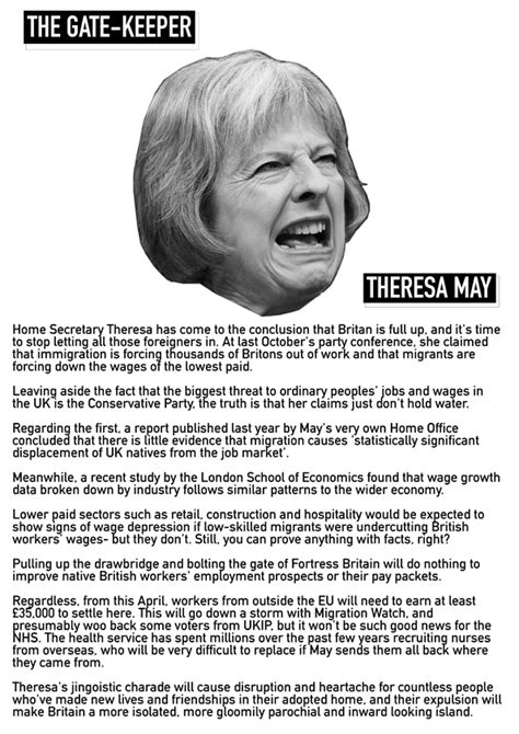 Theresa May Those Unfortunates