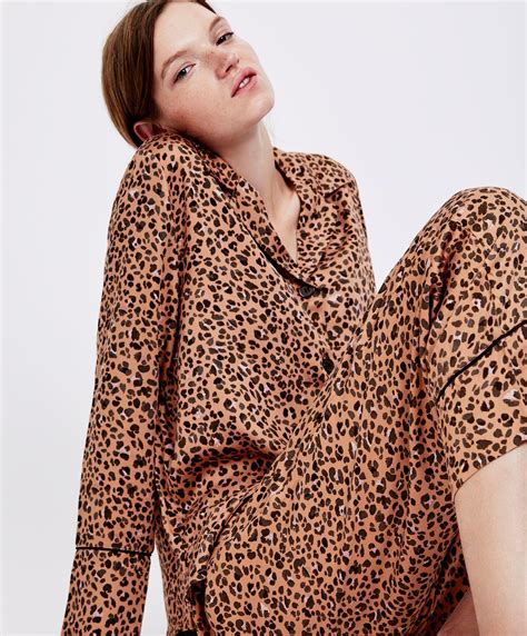 Leopard Spot Trousers Pyjamas Pyjamas And Homewear Oysho España