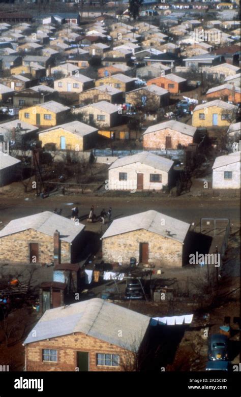 Township Near Johannesburg South Africa During The Apartheid Era 1988