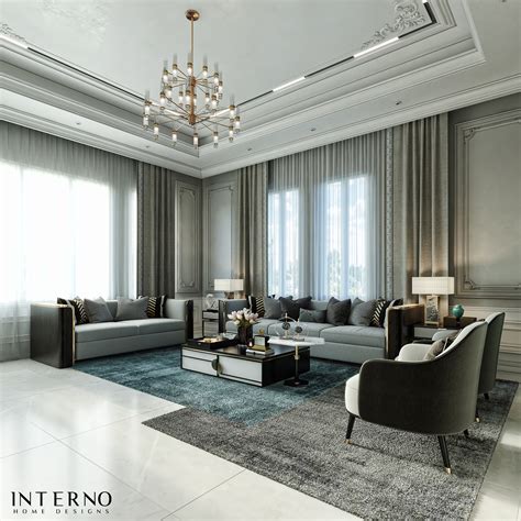 Luxury Living Room On Behance