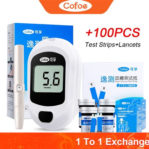 Cofoe Yice Blood Glucose Meter S Strips S Lancets Blood Sugar