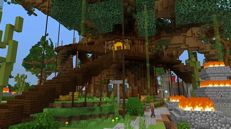 Mega Tree Base By Diluvian Minecraft Marketplace Map Minecraft