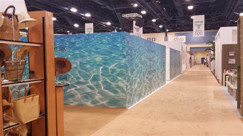 Our Water Booth At The Miami Swim Show This Year