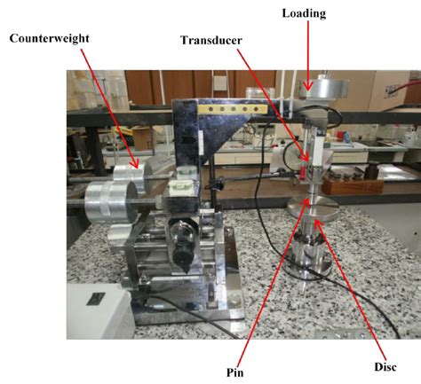 Different Components Of The Pin Disc Tribometer Download Scientific