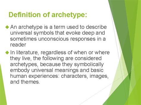Archetypes Definition Of Archetype An Archetype Is A