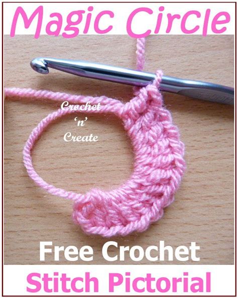 Crochet Magic Circle Free Crochet Pattern Magic Circle Crochet Magic Loop Crochet Crochet Basics