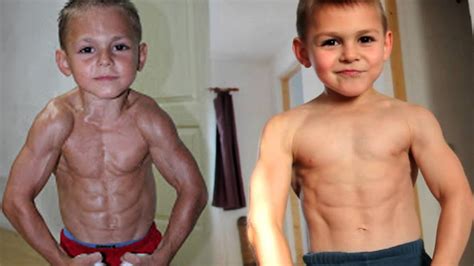 9 Yr Old Becomes Body Builder Worlds Strongest Boy Youtube
