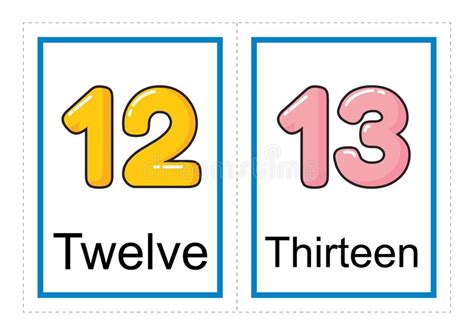 Printable Number Flashcards For Teaching Number Flashcards Number Flash