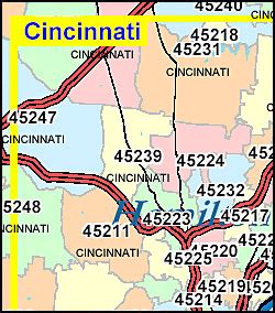 Ohio County Zip Code Map United States Map