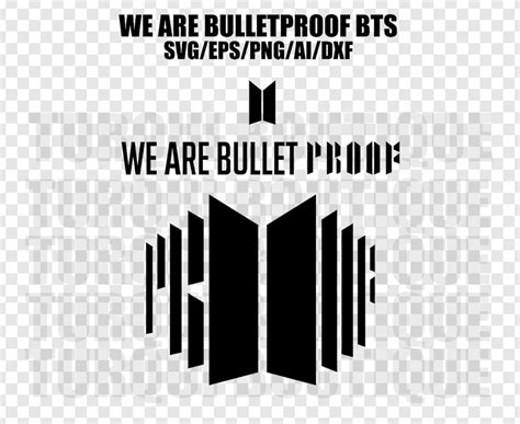 BTS Proof Album Logo SVG PNG Vector Digital File For Cricut Etsy