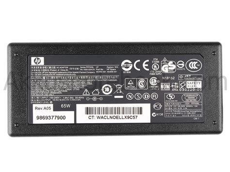 Original 65w Netzteil Hp Pavilion Dv6138eu Dv6225eu Dv6330ea Dv6855eg