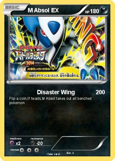 All of our pokemon tcg singles are in pack fresh mint condition. Pokémon M Absol EX 10 10 - Disaster Wing - My Pokemon Card