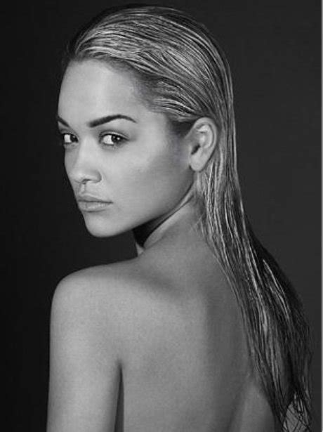 Rita Ora Goes Topless For Black And White Intimate Shot Twitter