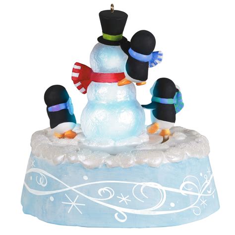 2021 Playful Penguins Hallmark Christmas Ornament Hooked On Hallmark