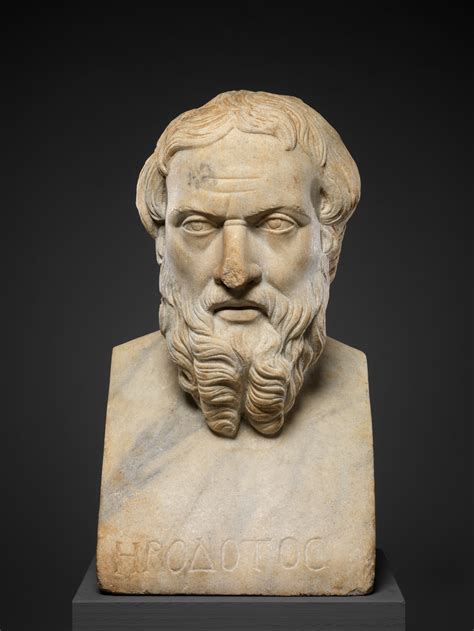 Marble Bust Of Herodotos Roman Imperial The Metropolitan Museum