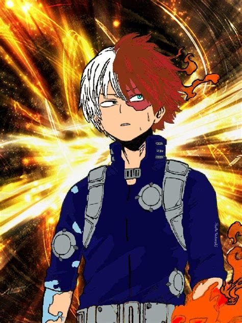 I didnt post yesterday cause i fell todoroki: Shoto Todoroki Coloring #3 | My Hero Academia Amino