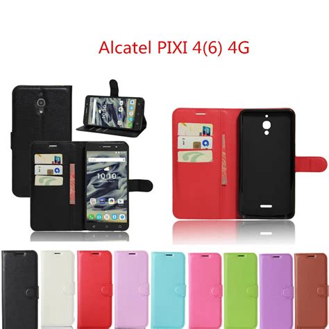 For Alcatel Pixi 46 4g 9001d Case Wallet Style Pu Phone Cover Case