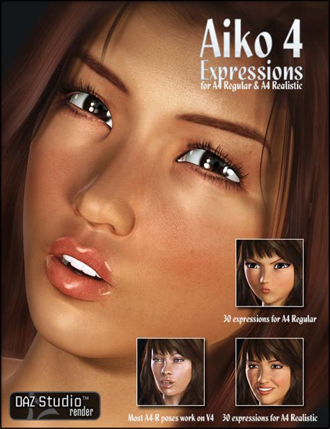 Aiko 4 Expressions Daz 3d