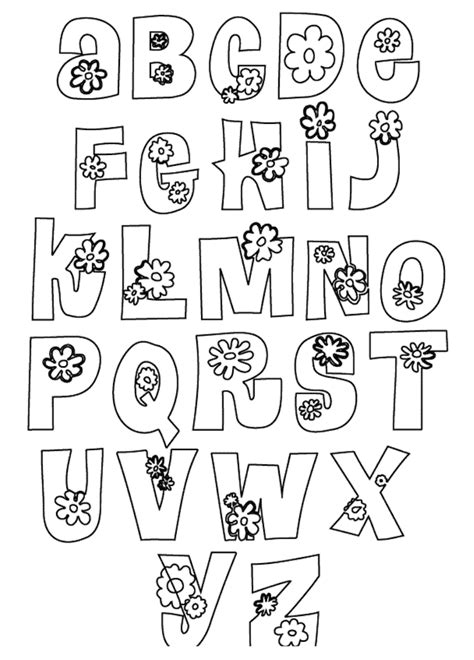 Cute, fun whimsical hand drawn bubble letters alphabet font png instant download, sublimation, clipart, digital graphic, design elements. 12 Free Printable Bubble Letters Alphabet Templates