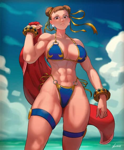 Swimsuit Chun Li Art By Xevious Xeviousart Rcapcom