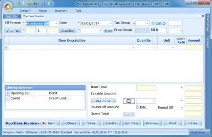 Accounting and distribution erp software: Saral Billing 8.0 Download (Free trial) - SaralBilling.exe