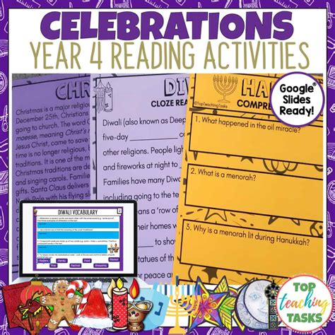 Celebrations Around The World Reading Activities For Year 4 Top