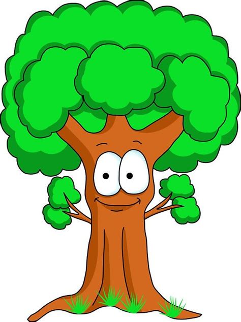 Funny Cartoon Tree Stickers Tree Cartoon Funny