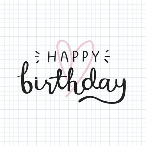 Happy Birthday Typography Card Vector Premium Vector Rawpixel