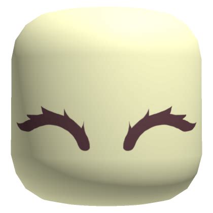 Closed Eyes Face Roblox