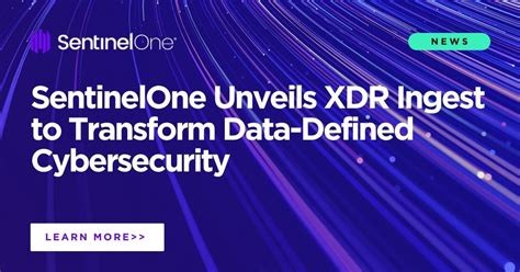 Sentinelone Unveils Xdr Ingest To Transform Data Defined Cybersecurity