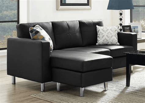 This small couch makes a perfect option for use in a bedroom, living room, family room, or even a camper this small sofa is the perfect size for small rooms and spaces and offers a sophisticated look and style. 6 Types of Small Sectional Sofas for Small Spaces - Home ...