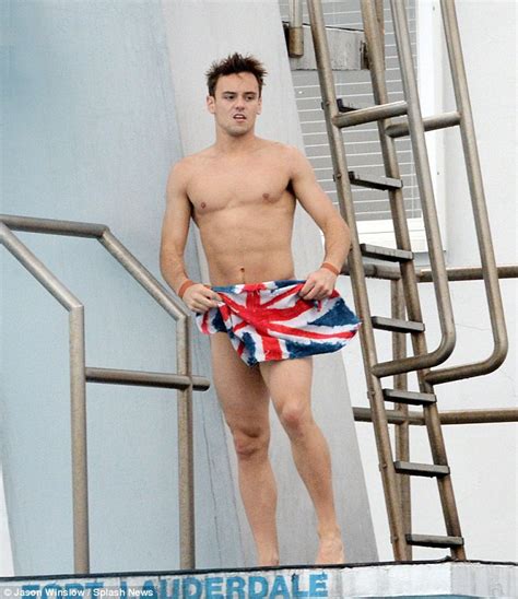 Shirtless Tom Daley Returns To The Diving Board For The First Time Since Announcing Engagement