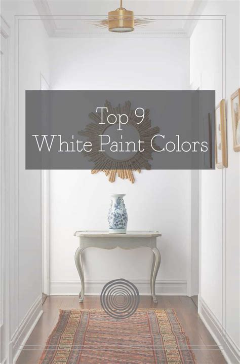 Top 9 White Paint Colors Centered By Design