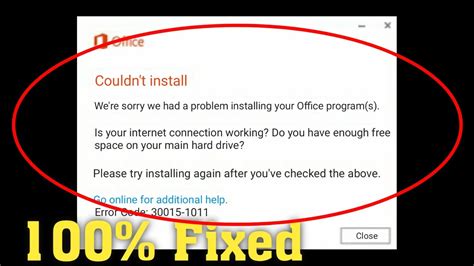 How To Fix Microsoft Office Error Code 30015 10112 And 0 1036 0