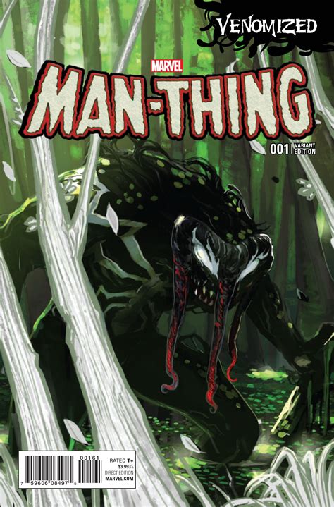 Man Thing 1 Venomized Cover Fresh Comics