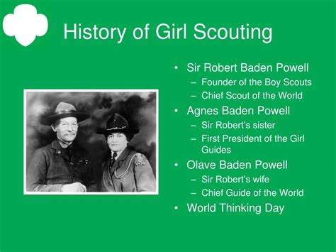 Ppt Our Girl Scout Story Powerpoint Presentation Free Download Id2029045