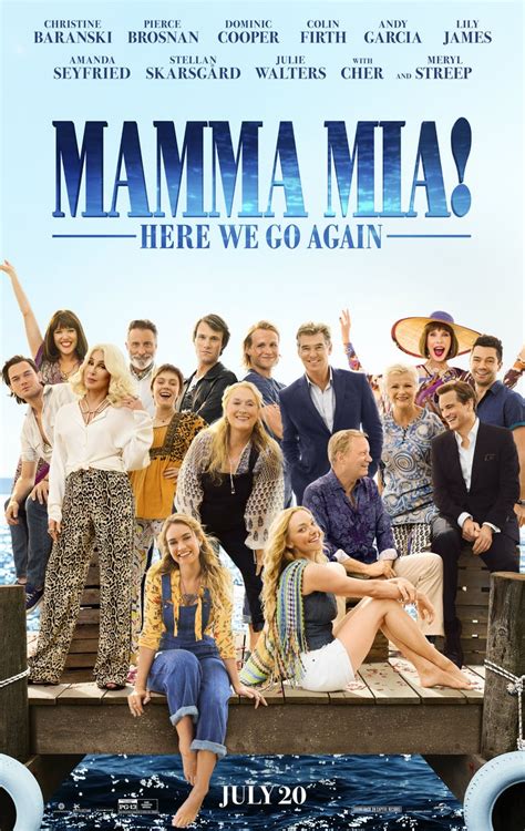 A New Poster For Mamma Mia Here We Go Again Just Focus