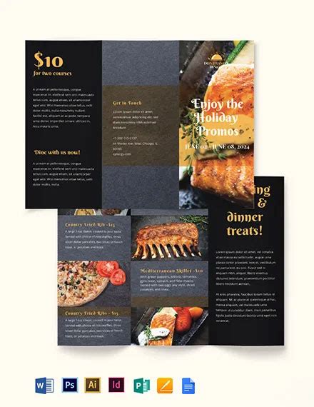 27 Free Restaurant Brochure Templates Customize And Download