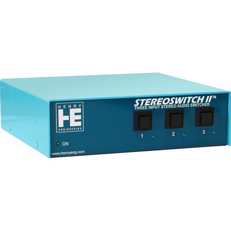 Henry Engineering Stereoswitch Ii 3 Input Stereo Stereoswitch Ii