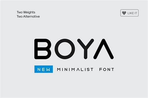Boya Rounded Font By Bangunstudio
