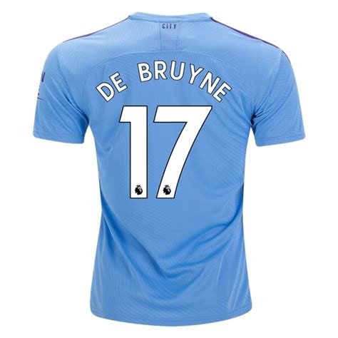 2019 20 Manchester City Home De Bruyne 17 Soccer Jersey Shirt Soccer777