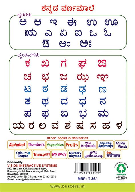 Kannada Alphabet Alphabet Charts Letters For Kids Alphabet Practice