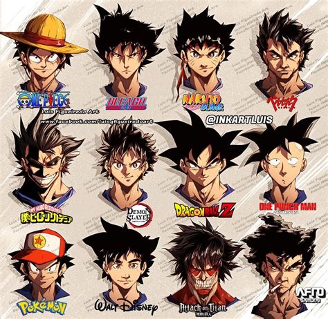 Goku In Different Styles By Marvelmania On Deviantart Dragon Ball