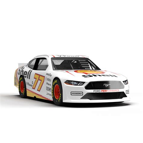 Nascar Xfinity Ford Mustang 3d Livery Template Model Motorsport Graphics