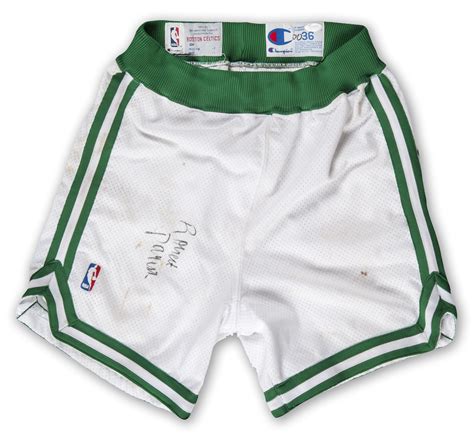 Shop boston celtics shorts and pants at fansedge. Lot Detail - Robert Parish Boston Celtics Game Worn and ...