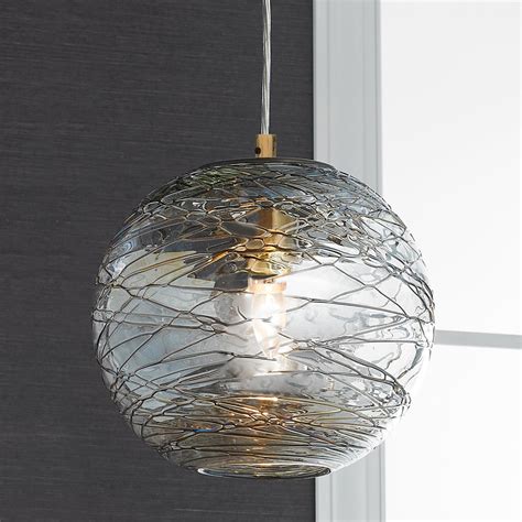 Swirling Glass Globe Mini Pendant Light Shades Of Light