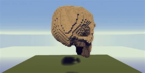 Hyper Realistic Skull Minecraft Project